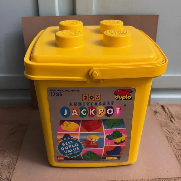 1993 Lego Duplo 20th Anniversary Jackpot Building Set #1735 - Picture 5 of 10